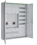 ABN Z&auml;hlerschrank ABNRS307Z0012, 2 Z&auml;hlerpl&auml;tze 3-Punkt, 1 Verteilerfeld mit APZ