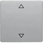Berker Wippe mit Aufdruck Symbol Pfeile (alu, samt)