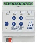 MDT Schaltaktor AKS-0410.03 4TE REG, 230VAC, 10A, C-Last 140&mu;F