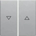 Berker Wippe mit Aufdruck Symbol Pfeile (alu, samt)