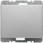 Berker K.5 - Blindverschluss mit Zentralst&uuml;ck (Aluminium)