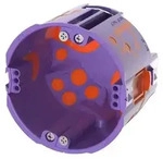 Primo Qnect Hohlwand Schallschutz Ger&auml;teverbindungsdose 62 mm, &Oslash; 74 mm, luftdicht,