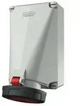 Mennekes 143 Wandsteckdose X-CONTACT, 125A / 400V / 5polig - IP67