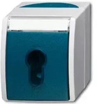 Busch-Jaeger ocean Schl&uuml;sselschalter (grau/blaugr&uuml;n)