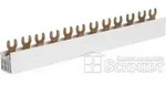 Hager KDN 380 B, Phasenschiene 3polig, 56 Platzeinheiten, 16mm2