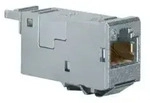 Hager VZ314RJ - RJ45 Modul (E-Dat), universal, Cat.6A, 10GBit, 180&deg;