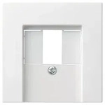 Gira Abdeckungf&uuml;r TAE-Dosen und USB-Spannungsversorgung (reinwei&szlig;, gl&auml;nzend)