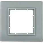 Berker Abdeckrahmen B.7 Glas, 1-fach (alu)