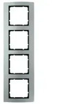Abdeckrahmen B.3, 4-fach (Aluminium/anthrazit)
