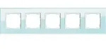 GIRA Abdeckrahmen 5-fach - Esprit (Glas mint)