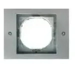 Abdeckrahmen mit Dichtungsflansch 1-fach - TX_44 (alu)