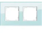 GIRA Abdeckrahmen 2-fach - Esprit (Glas mint)