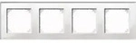 M-Plan Echtglasrahmen, 4fach (Brillantwei&szlig;)