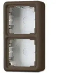 Aufputz-Kappe CD 500, 2-fach (braun)