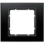 Abdeckrahmen B.3, 1-fach (schwarz/anthrazit)