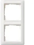 Gira Abdeckrahmen Standard 55, 2-fach (reinwei&szlig;, seidenmatt)