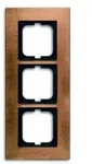 Abdeckrahmen carat, 3-fach (Bronze)