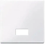 Merten Wippe mitrechteckigem Symbolfenster, System M (aktivwei&szlig; gl&auml;nzend)