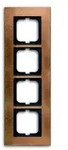Abdeckrahmen carat, 4-fach (Bronze)