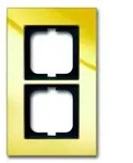 Abdeckrahmen carat, 2-fach (Gold)