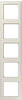 Jung Rahmen AS 500, 5-fach (weiß)