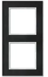 Jung Glasrahmen A creation, 2-fach (schwarz)