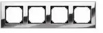 M-Plan Metallrahmen, 4fach (Chrom)