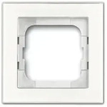 Abdeckrahmen Busch-axcent, 1-fach (wei&szlig;glas)