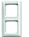 Abdeckrahmen Busch-balance&reg; SI, Sichtfenster und Beschriftungstr&auml;ger, 2-fach