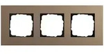 GIRA Abdeckrahmen 3-fach - Esprit (Linoleum-Multiplex Hellbraun)