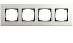 GIRA Abdeckrahmen 4-fach - Esprit (Linoleum-Multiplex Hellgrau)