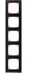 M-Pure Decor-Rahmen 5fach (Wenge/aluminium)