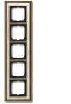 Busch-Jaeger Abdeckrahmen Busch-dynasty&reg;, 5-fach (Messing antik, Dekor,