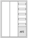 Hager Komplettschrank ZB33APZ2, 1 Verteilerfeld, 2x Leerfeld, APZ