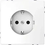 Merten SCHUKO-Steckdose, System Design, mit Schraubklemmen Lotoswei&szlig;