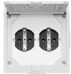 ABL SURSUM Zweifach-Schuko-Steckdose f&uuml;r Fu&szlig;bodeneinbau