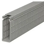 OBO Verdrahtungskanal LK4 N 80025, 80x25mm, L&auml;nge 2m, steingrau, Verj&uuml;ngungen in