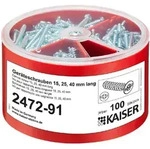 KaiserSchrauben-Box mit je 100 Ger&auml;teschrauben, 15, 25, 40 mm