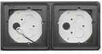 Gira System 106 Aufputz-Geh&auml;use 2fach anthrazit