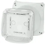 Hensel Kabelabzweigkasten DK 0600 G, 130 x 130 x 77 mm, IP 66, ohne Klemmen