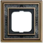 Busch-Jaeger Abdeckrahmen Busch-dynasty&reg;, 1-fach (Messing antik, Dekor,...