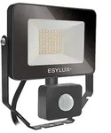 ESYLUX AFL Basic LED-Strahler mit Bewegungsmelder 10W 4000K, schwarz