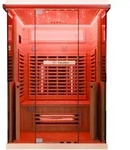 Dewello&reg; Infrarotkabine Infrarotsauna KENORA 130x105 f&uuml;r 1-2 Personen aus