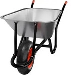 GARMIO&reg; Schubkarre 85 Liter bis 160 kg Garten Bauschubkarre, Luftreifen mit...