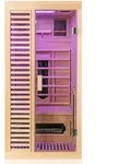 Dewello&reg; Infrarotkabine Infrarotsauna HAMLIN 90cm x 90cm inkl. 4 Keramikstrahler,
