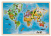 Einlegepuzzle Welt aus Holz - 192 Teile