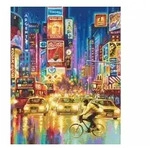 New York City - Times Square bei Nacht Malen nach Zahlen