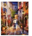 Romantische Gasse 40 x 50 cm &ndash; Malen nach Zahlen