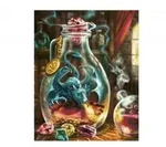Der Drache Malen nach Zahlen