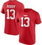 NFL San Francisco 49ers Shirt #13 Brock Purdy